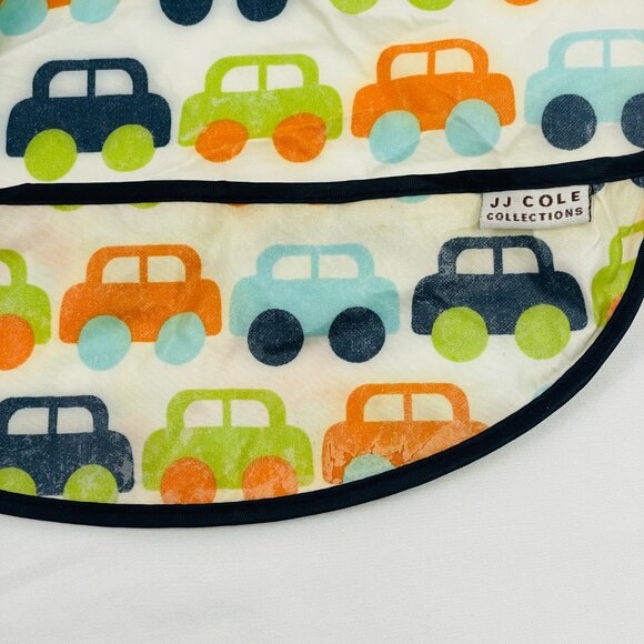 Baby Toddler Set of 5 Feeding Bibs Waterproof Crumb Pocket Snap Velcro - Picture 7 of 9